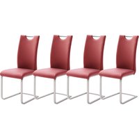 MCA furniture Freischwinger "Paulo", (Set), 4 St., Kunstleder, Stuhl belastbar bis 120 kg von Mca Furniture