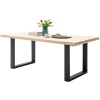 MCA furniture Kulissen-Esstisch "Dayton Esstisch Kufentisch" Synchronauszug,ausziehbar,eiche,massiv,extra lang,XXL,belastbar 50 kg von Mca Furniture