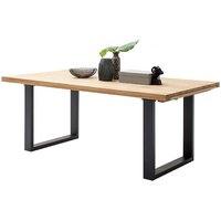 MCA furniture Kulissen-Esstisch "Dayton Esstisch Kufentisch" Synchronauszug,ausziehbar,eiche,massiv,extra lang,XXL,belastbar 50 kg von Mca Furniture