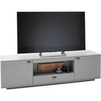MCA furniture Lowboard "Zadar", TV Schrank für TV bis 80 Zoll, Arktis Grau, wahlweise mit Beleuchtung von Mca Furniture