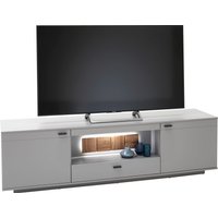 MCA furniture Lowboard "Zadar", TV Schrank für TV bis 80 Zoll, Arktis Grau, wahlweise mit Beleuchtung von Mca Furniture