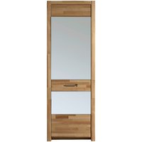 MCA living Garderobenschrank "Fenja Spiegelschrank, Schrank, Drehtürenschrank - Höhe 203 cm", (1 St.), Massivholz, Kernbuche, 1 Spiegeltür, 1 Kleiderstange, Breite 66 cm von Mca Living