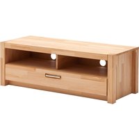 MCA living Lowboard "Fenja TV-Element, Kommode,TV-Möbel,Breite 125 cm", (Set, 1 St., 1 Stück), Massivholz, 1 Schubkasten, 2 offene Fächer, maximale TV-Größe 50 Zoll von Mca Living