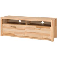 MCA living Lowboard "Fenja TV-Element, Kommode,TV-Möbel,Breite 155 cm", (Set, 1 St., 1 Stück), Massivholz, 2 Schubkästen, 2 offene Fächer, maximale TV-Größe 60 Zoll von Mca Living