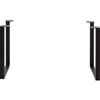 MCA living Tischbein "Zeballos U Gestell" Set, 2 Stk. tlg. schwarz pulverbeschichtet von Mca Living