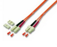 M-Cab LWL Duplex Jumper Patch-Kabel (ST-SC) 7,5m von Mcab