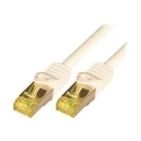 Mcab CAT7 S-FTP-PIMF-LSZH-0.50M-WHI Ethernet-Kabel (0,5 m) weiß von Mcab