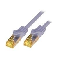 Mcab CAT7 S-FTP-PIMF-LSZH-1.00M-GRA Ethernet-Kabel (1 m) grau von Mcab