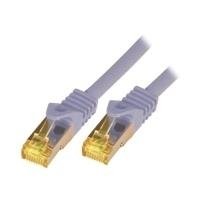 Mcab CAT7 S-FTP-PIMF-LSZH-2.00M-GRA Ethernet-Kabel (2 m) grau von Mcab