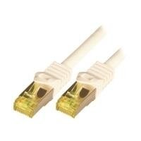 Mcab CAT7 S-FTP-PIMF-LSZH-5.00M-WHI Ethernet-Kabel (5 m) weiß von Mcab