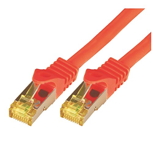 Mcab CAT7 S-FTP-PIMF-LSZH-7.50M-RED Ethernet-Kabel (7,5 m) rot von Mcab
