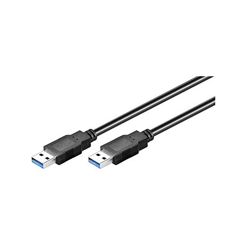 Mcab USB-Kabel (9-polig USB Typ A (M) - 9-polig USB Typ A (M), 1,8 m, USB 3,0) schwarz von goobay