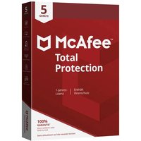 McAfee Total Protection Jahreslizenz, 5 Lizenzen Windows, Mac, Android, iOS Antivirus von Mcafee