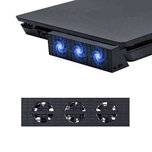 Mcbazel Intelligenter Externer Automatischer Temperatur Regler 3 Lüfter Kühlventilator für die PS4 Slim Konsole, Nicht für PS4, PS4 Pro von Mcbazel