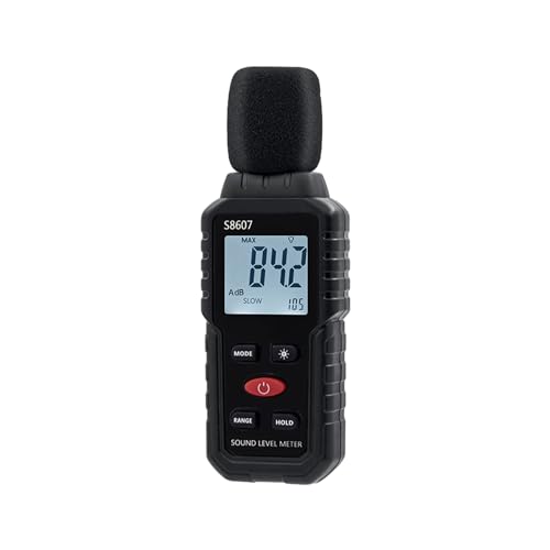 Mcbazel Dezibel Messgerät, Digital Schallpegelmessgerät, Schallpegelmesser mit LCD-Display, Mess 30dBA-130dBA von Mcbazel