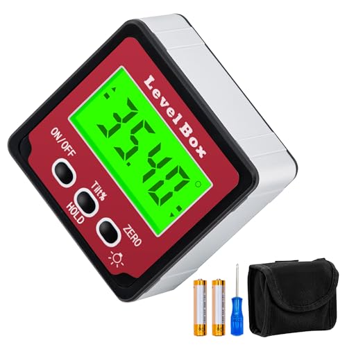Mcbazel Digitaler LCD Winkelmesser Neigungsmesser, Winkelsucher Inklinometer, Winkelmessgerät von Mcbazel