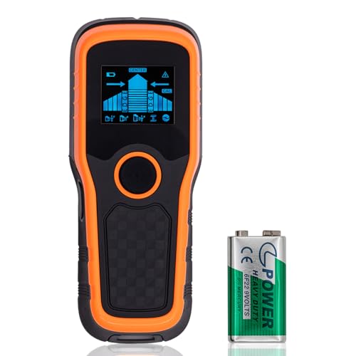 Mcbazel Wandscanner-Detektor Multifunktionaler Bolzendetektor, Leitungssucher Ortungsgerät, Stud Finder Holz, Kabelfinder, Metalldetektor Wand, Stromleitungsfinder von Mcbazel