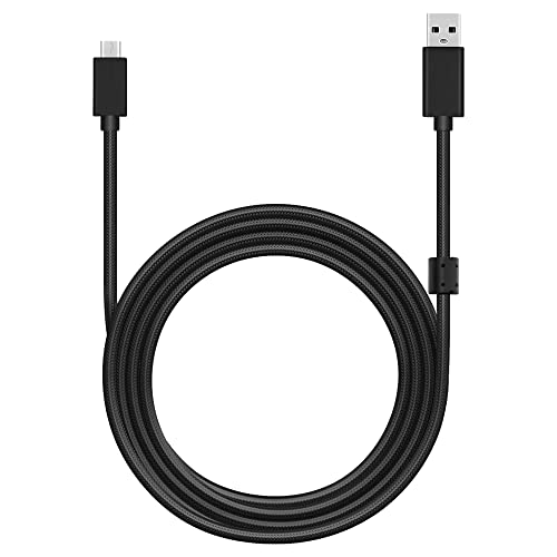 Mcbazel Logitech G633/G633s Headset Ersatz Micro-USB Audiokabel Micro-USB zu USB Ladekabel Unterstützung G533/G635/G933/G933S/G935 Gaming Headset/PS4 Controller, 2M von Mcbazel