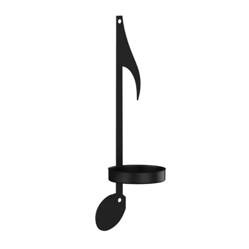 Mcclellanty 1 StüCk Musiknoten-Kerzenhalter, Schwarz, Musiknoten-Wandleuchte, Vintage-Kunst, Musiknoten-Stil, Kerzenhalter, Stil 2 Mcclellanty 1 StüCk Musiknoten-Kerzenhalter, Schwarz, Musiknoten-Wandleuchte, Vintage-Kunst, Musiknoten-Stil, Kerzenhalter, Stil 2 von Mcclellanty
