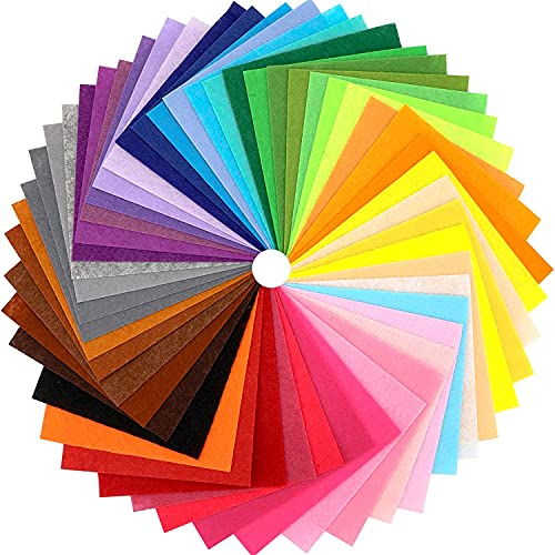 Mcclellanty 40 Stück Filz Stoff Quadrate Mach es Selbst Filz Textil verschwommen Stoffe für Sammelalben Nähen Mcclellanty 40 Stück Filz Stoff Quadrate Mach es Selbst Filz Textil verschwommen Stoffe für Sammelalben Nähen von Mcclellanty