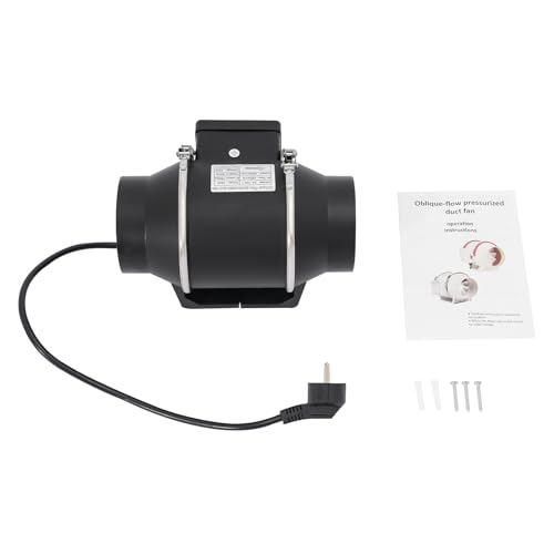 100 mm 220 V Kanalventilator, Inline-Kanalventilator, Lüftungsventilator, Abluftventilator, Kunststoff-Inline-Kanalventilator, Abluftventilator für Grow Tent, Belüftungs- und Abluftgebläse, leicht 100 mm 220 V Kanalventilator, Inline-Kanalventilator, Lüftungsventilator, Abluftventilator, Kunststoff-Inline-Kanalventilator, Abluftventilator für Grow Tent, Belüftungs- und Abluftgebläse, leicht von MccoMMon