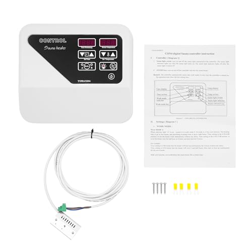 3-9 kW Sauna-Außenregler, Saunaregler, Saunasteuerung 380 V-415 V, Saunaofen-Digitalregler, externer Digitalregler für private Saunaräume, Spas und Fitnesscenter 3-9 kW Sauna-Außenregler, Saunaregler, Saunasteuerung 380 V-415 V, Saunaofen-Digitalregler, externer Digitalregler für private Saunaräume, Spas und Fitnesscenter von MccoMMon