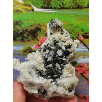 Erstaunlich Quarz Mit Sphalerit Und Galena Aus Bulgarien, Goldmineralien, Kristallstein, Rohe Natur, Geschenk Mineralien, Sammlung, Selten von Mccollecti0nShop