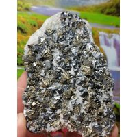 Perfekt Bleiglanz, Pyrit, Sphalerit, Quarz Aus Bulgarien, Goldmineralien, Kristallstein, Rohe Natur, Geschenkmineralien, Sammlung, Selten, Clu von Mccollecti0nShop