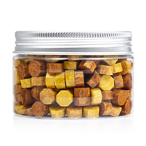 Mceal 200 Stück Siegelwachsperlen,Mischung aus drei Farben Gold Mceal 200 Stück Siegelwachsperlen,Mischung aus drei Farben Gold von Mceal