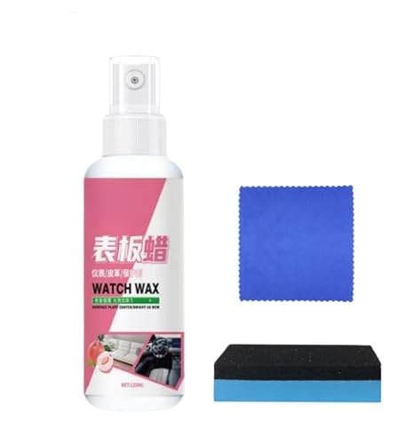 120 ml Auto-Armaturenbrett-Polierwachs-Spray, Auto-Innenraum-Kunststoff-Tür-Armaturenbrett-Teile, Poliermittel-Wachs, Innenraum-Auto-Sprühreiniger, Armaturenbrett-Pflege (1pcs) von Mciluyaiio