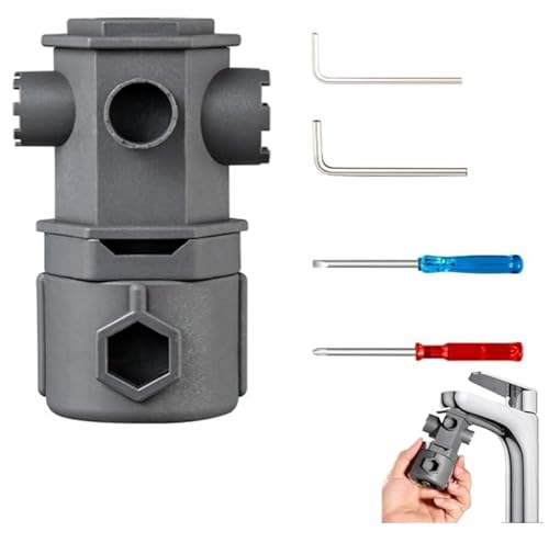 Mciluyaiio All-in-One-Schraubenschlüssel-Werkzeugsatz für Wasserhähne, 16-in-1-Multifunktionsschlüssel-Werkzeugsatz, überlegenes Werkzeug-Wasserhahn-Sitzschlüsselsatz mit nützlichen Gadgets (A) Mciluyaiio All-in-One-Schraubenschlüssel-Werkzeugsatz für Wasserhähne, 16-in-1-Multifunktionsschlüssel-Werkzeugsatz, überlegenes Werkzeug-Wasserhahn-Sitzschlüsselsatz mit nützlichen Gadgets (A) von Mciluyaiio
