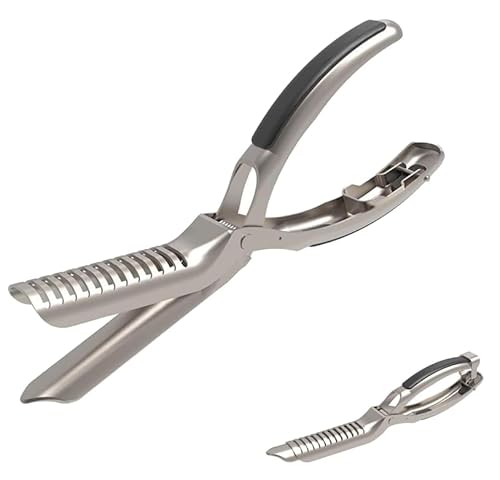 Rippenhäutchen-Entferner aus Edelstahl, Grill-Gadget für die Zubereitung von BBQ-Rippen, Werkzeug zum Entfernen der Silberhaut, ergonomisches Design für einfaches, spülmaschinenfestes Grillzubehör von Mciluyaiio