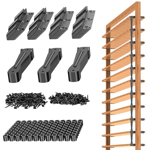 Mdkave Lamellen-Hardware-Set, Metall, robustes Komplett-Set für Jalousien, Außenjalousien, Deck-Sonnenrollo-Systeme (2er-Set) von Mdkave