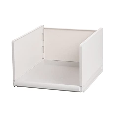 Mdurian Stapelbare Regal Kleiderschrank Organizer Schubladenbox Teiler Kleideraufbewahrungskorbhalter Schrank-Organizer für Kleidung Küchen Schlafzimmer von Mdurian