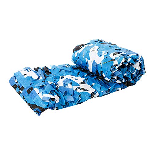 Mdurian Tarnnetz Camouflage Netz Sonnenschutz Tarnung Camo Net für Jagd Camping Dekoration Schutz Zeltschirm Ozean 4m x 4m von Mdurian