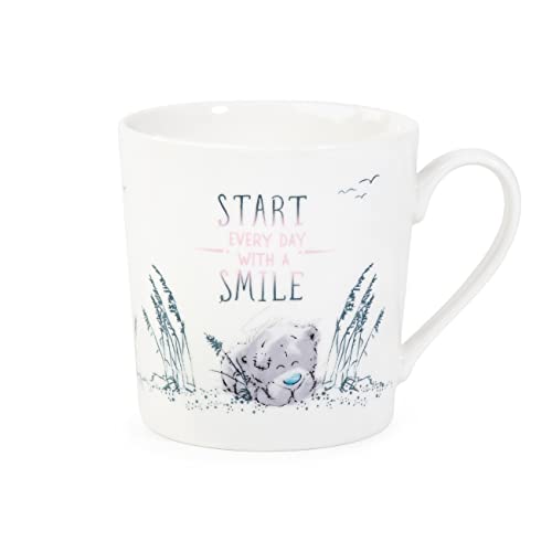 Me To You Bear Start The Day Keramiktasse (AGM01071), Blau, Grau von Me to You