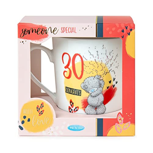 Me to You Tatty Teddy Tasse zum 30. Geburtstag, Keramik, in Geschenkbox, offizielle Kollektion, Weiß Me to You Tatty Teddy Tasse zum 30. Geburtstag, Keramik, in Geschenkbox, offizielle Kollektion, Weiß von Me To You Bear