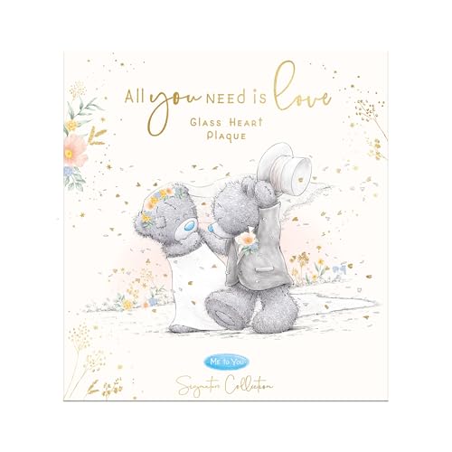 Me to You Tatty Teddy Glasschild in Herzform, Hochzeitsgeschenk, offizielle Kollektion Me to You Tatty Teddy Glasschild in Herzform, Hochzeitsgeschenk, offizielle Kollektion von Me to You