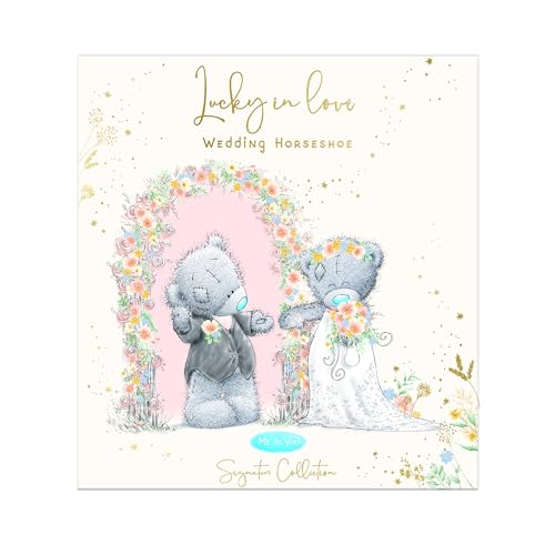 Me to You Tatty Teddy Hufeisengeschenk zur Hochzeit, offizielle Kollektion Me to You Tatty Teddy Hufeisengeschenk zur Hochzeit, offizielle Kollektion von Me to You