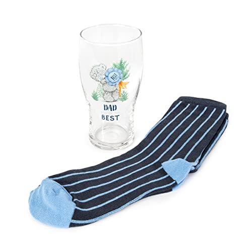 Me to You Vatertag Dad You're The Best Bierglas und Socken Geschenkset von Me to You