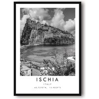Ischia Reisedruck, Poster Druck, Wandkunst Minimalistisch, Fotografie Drucke Von Italien A1/A2/A3/A4/A5 von MeAndKatePrints