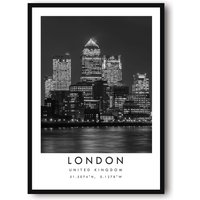 London Reisedruck, Poster, Einzigartiges Wanddekor, Schwarzweiß Wohnkultur, England London, Beliebter Druck A1/A2/A3/A4/A5 von MeAndKatePrints