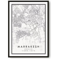 Marrakesch Karte Druck, Marokko Poster Stadt Drucke, Drucke Von Marokko, Beliebtes Geschenk, Druck A1/A2/A3/A4/A5 von MeAndKatePrints