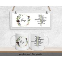 6 Varianten | Tasse Personalisiert Geschenk Trauzeugin Hochzeit Frage Kreuzworträtsel Geschenkidee Wedding Name Blumen 6 Varianten | Tasse Personalisiert Geschenk Trauzeugin Hochzeit Frage Kreuzworträtsel Geschenkidee Wedding Name Blumen von MeDaPi