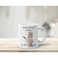 9 Designs. Tasse Personalisiert | Nähen Name Fototasse Nähfee Handmade Geschenk Ist Wie Zaubern Können Nähmaschine von MeDaPi