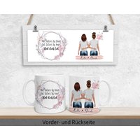 Freundin Viele Variant. Tasse Personalisiert | Geschenk Beste Schwester Tante Geschenkidee Geometric Kranz Trauzeugin Blumen Besties von MeDaPi