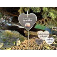Grabstecker Aus Schiefer | Schieferherz Mit Erdspieß Grabschmuck Grabdeko Trauerdeko Trauergeschenk Oma Mama Opa Papa Baby Sternenkind von MeDaPi