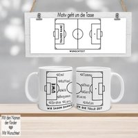 Tasse Fußballtrainer Geschenkidee Coach Abschiedsgeschenk Trainergeschenk Personalisiert Saison Abschied Danke Sagen Trainer Fußball von MeDaPi
