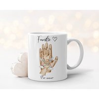 Tasse Personalisiert Mit Hände Nach Wahl Familie Sternenkind Regenbogenbaby Baby Kinder | Fototasse Geschenkidee Schwangerschaftsverkündung von MeDaPi