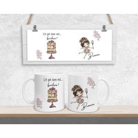 Viele Designs. Tasse Personalisiert | Backen Name Fototasse Backfee Handmade Geschenk Ist Meine Leidenschaft Cake Kuchen von MeDaPi